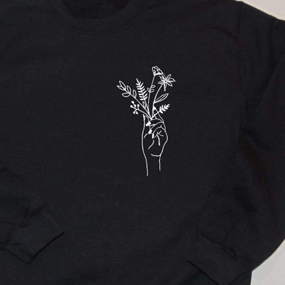 boho style art sweater - Picture 2 of 3